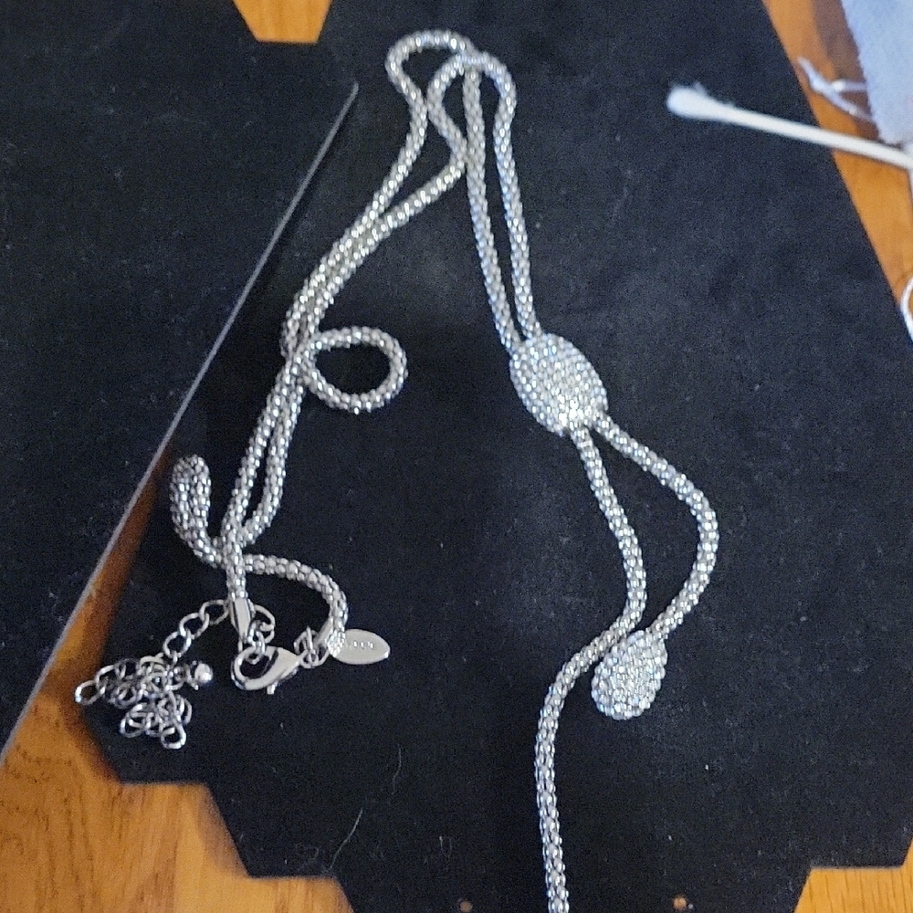 Chico's Shimmering Silver Necklace - Picture 4 of 5